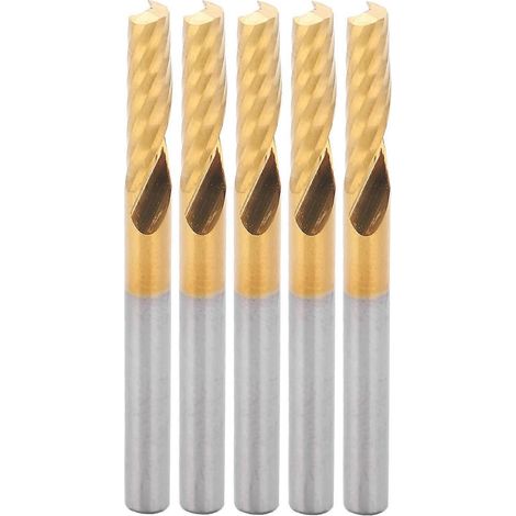 Stück professionelle CNC-Schaftfräser, Spiralfräser für Metall, 4 x 15 x 45 mm