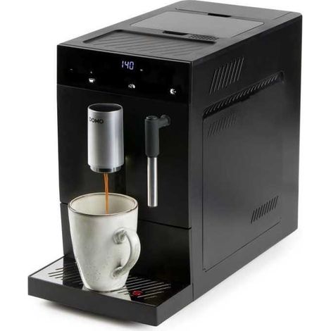 Machine a expresso automatique avec broyeur - DOMO - DO1150K - 1350 W - 19 bar - 125 g café - Noir