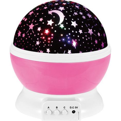 Questa luce notturna a forma di stella è dotata di illuminazione rotante a 360 gradi, otto colori e luci a LED, il che la rende ideale per occasioni come Natale e feste di compleanno. (1/4)