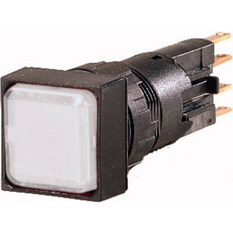 Voyant lumineux plat blanc +lampe à incandescence 24 V EATON Q18LF-WS/WB