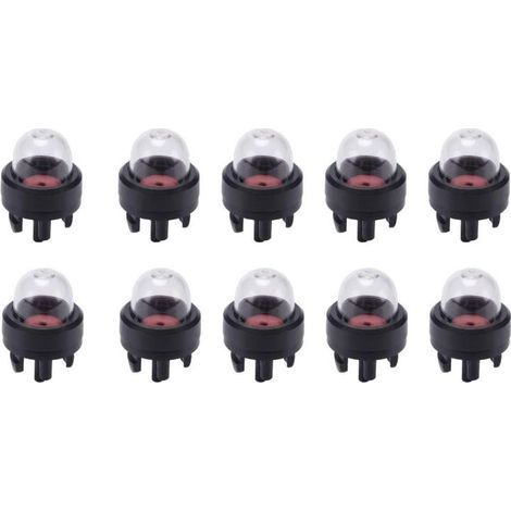 10 Pièces Ampoule Amorçage D'essence, Ampoule de Carburant Pompe, Bulle D'huile de Carburateur, pour Stihl/Weed Eater/McCulloch/Ryobi Echo (1/5)