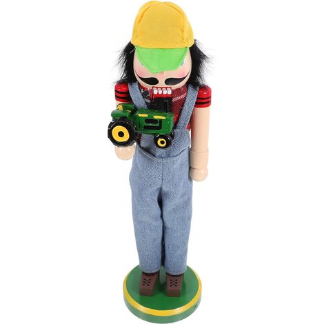 Casse-Noisette Décoratif en Bois 38 CM Figurine de Noël Colorée Décoration de Table Festive pour Intérieur Petites Figurines de Casse-Noisettes Décoration de Bureau et (1/5)