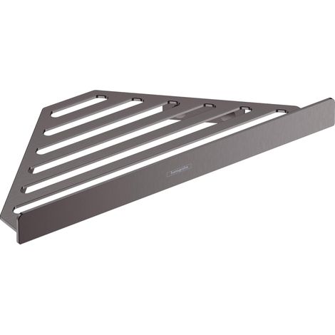 Tablette d'angle murale, Panier de douche, Étagère d'angle salle de bain, Étagère de douche d'angle, Porte-savon douche, Accessoires salle de bain, aspect doré brossé, 41741250 (1/4)