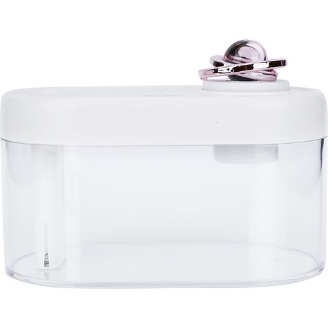 Humidificateur de bureau double pulvérisation 1 L alimenté par USB avec veilleuse d'ambiance pour la maison et le bureau (blanc) (1/5)