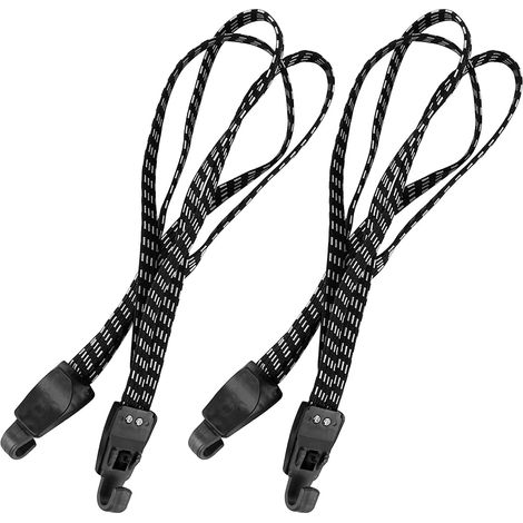 2PCS Tendeurs Elastique avec Crochets Tendeur Elastique Tendeur Vélo Corde élastique de vélo Tendeur élastique Sangle Bagage vélo Sangle à Bagages avec Crochet Accessoire pour Moto Vélo (1/5)