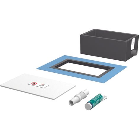Bette Installationsbox Easy Connect für Badewanne Duschfläche Duschwanne Zubehör GT-Stahl