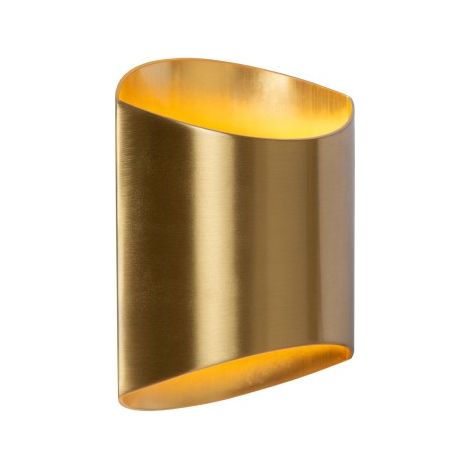Applique da parete semicircolare oro Diletta Lucide 1xG9 40W