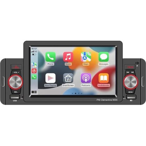 Lecteur MP5 - PNI - Clementine 9555 - 4 x 50 W - Bluetooth - CarPlay - RDS (1/4)