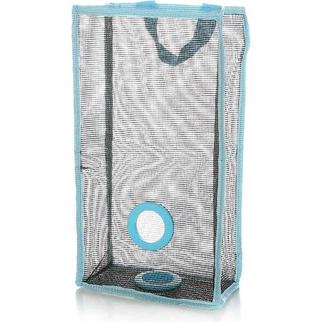 Soporte para Bolsas, Malla de Poliéster, Asa Ensanchada, Distribución Lateral, Almacenamiento de Cocina (1/5)
