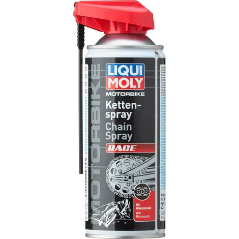 LIQUI MOLY COURSE DE PULVÉRISATION DE CHAÎNE DE MOTO  400 ML  SPRAY POUR CHAÎNE DE MOTO  NUMÉRO D'ARTICLE: 21764