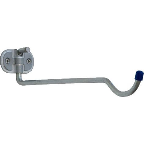 Estante con gancho y gancho plegable de 32 cm 4110 Al