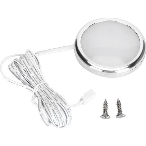 DC12V LED Under Cabinet Light Ultra Min Counter Armand-Robe Lamp for Home Hotel Caravan (Warm) (1/5)