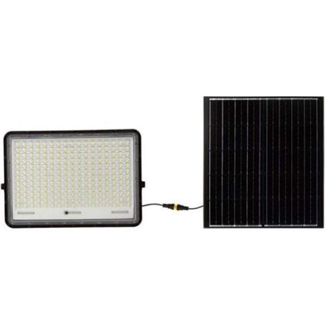 Foco LED V-TAC de 30 W con mando a distancia y panel solar, blanco natural, IP65 (1/5)