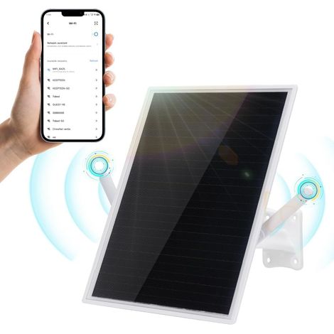 Panneau Solaire pour routeur répéteur WiFi,Panneau Solaire étanche 15W 25000mAh 300Mbps 492ft Coverage WiFi Range Extender WLAN Repeater Wireless Amplifier Solar Router Signal Booster E3 (1/5)