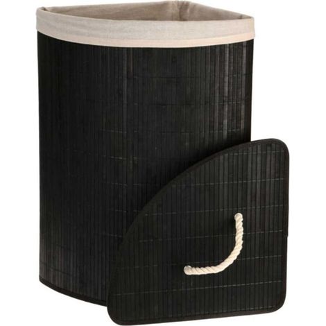 Cesto Lavadero Angular 'Javier' Color Negro (1/3)