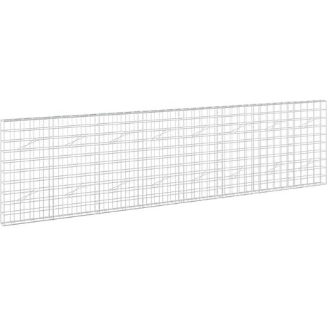 Gabione mit 5 mm Draht und 10x10 cm Maschen 400x10x100 cm vidaXL