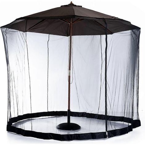 Moustiquaire de protection pour parasol de jardin de 3 m (1/4)