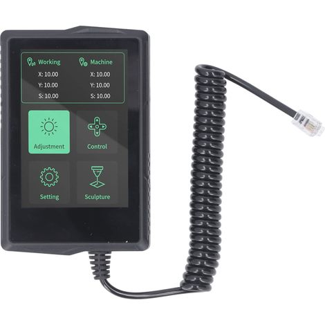 Panneau de contrôleur portable à écran tactile couleur hors ligne de 3.5 pouces, pour Machine à graver CNC TTS55 PRO TTS10 (1/5)