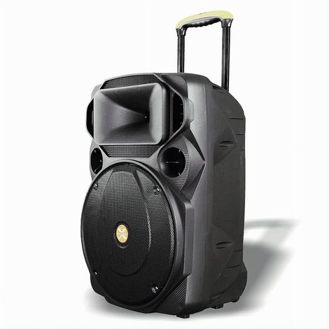 MaxTech - Cassa Audio Portatile Batteria Woofer 15" Usb Mp3 Microfono Extreme Sound Van-xl - (1/5)