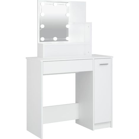 Tocador con LED blanco 86,5x35x136 cm vidaXL (1/5)