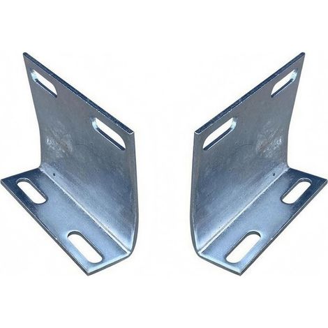 Supports réglables en acier bleu, à fentes, support d'évier carré (1/5)