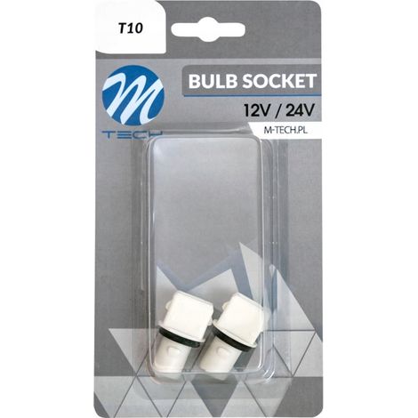 2 portalampada cubici T10 W5W W3W W16W 12V/24V