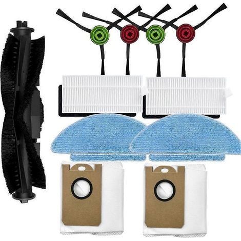 Pièces détachées pour balais Lubluelu SG60, SL60 Plus, SL60D, SL61 et Tikom L9000 et L8000 : brosse principale, filtre et chiffon. (1/5)