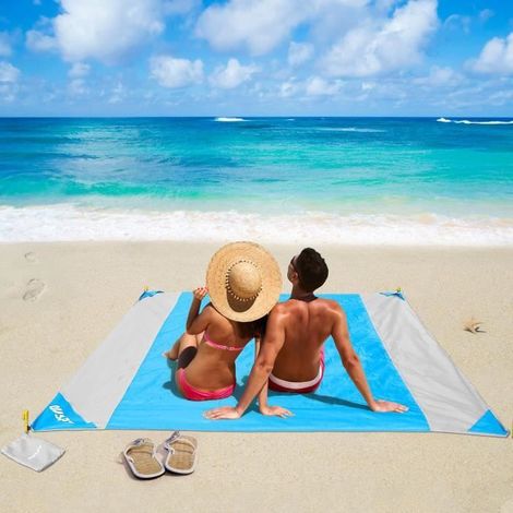 Couverture de Pique-Nique - Non spécifié - 200x200cm - Imperméable - Pliable - Anti Sable (1/4)