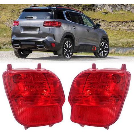 1 pair, color: red, material: ABS, taillights, reflectors, rear fog lights--BIEMMEDUE (1/5)