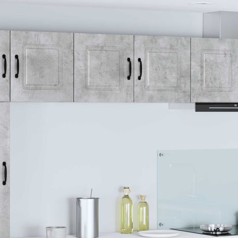 Küchenschrank Kalmar Beton Grau 80 x 31 x 40 cm Holzwerkstoff