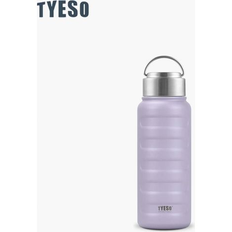 (Violet, 1000 ml) Bouteille isotherme portable pour le sport, grande capacité, acier inoxydable. (1/3)