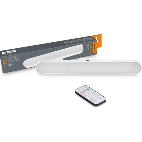 Wiederaufladbare LED-Lampe mit USB-C-Anschluss, Magnethalterung und Videx-Fernbedienung