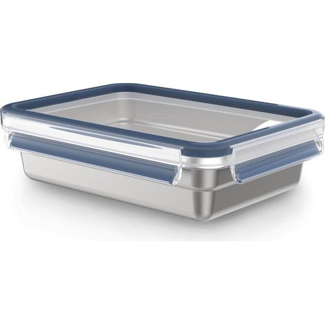 Contenitore ermetico Tefal Meal Steel blu 1,2 litri