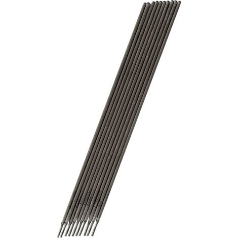Lot de 10 Electrodes Acier 2.5 x 300 mm Baguettes enrobées Soudure toutes positions (1/4)