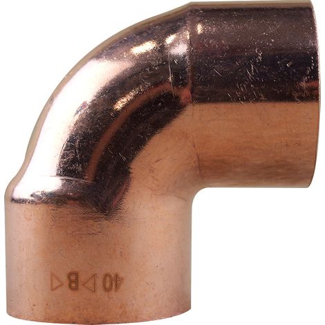 Coude 90° cuivre à souder Femelle-Femelle Ø40