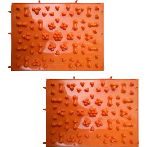 Tapis De Massage Pour Les Pieds - Tapis D'Acupression Avec Picots En Caoutchouc - Pour Salle De Bain Bureau Extérieur - 1 Pièce (1/5)