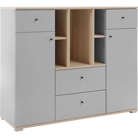 Cómoda Ciravie 103 , Con cajones y puertas, Número de cajones: 0, 100x120x40cm (1/3)