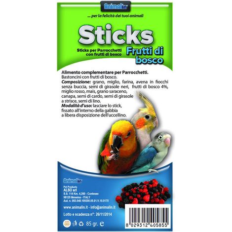 STICKS PARROCCHETTI FRUTTI DI BOSCO 85GR (1/2)