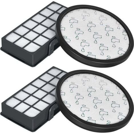 Filtres HEPA de Rechange pour Aspirateurs Rowenta Modèle RO69XX Lot de 2 Pièces ZR006001 (1/4)