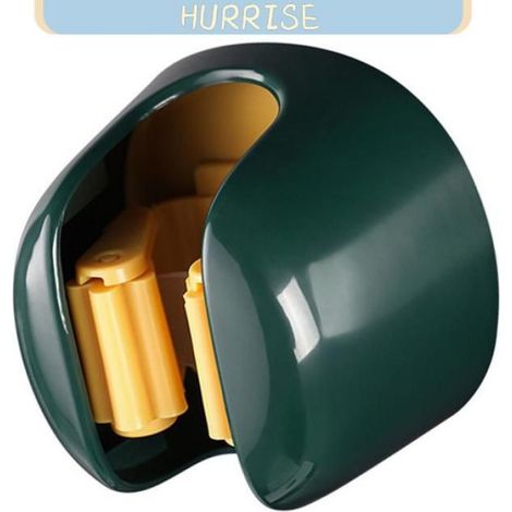 Tbest support de vadrouille mural (Vert)Support De Vadrouille Support Mural Pas De Perçage Fixation luminaire seche-cheveux Vert (1/5)