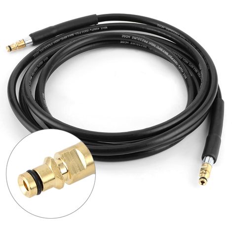 Tuyau de Nettoyage pour Nettoyeur Haute Pression Tuyau de Nettoyage à l'eau pour Nettoyeur Haute Pression Remplacement du Tuyau de Nettoyage de Voiture pour Karcher K2 K3 K4 K5 (1/5)