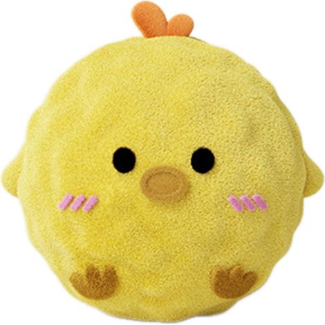 Balles rebondissantes en peluche couineuses et mignonnes pour chiens - Jouets interactifs pour petits chiens Motifs poussins, cochons et miel