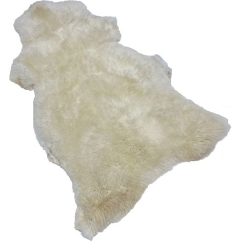 Tapis mouton blanc