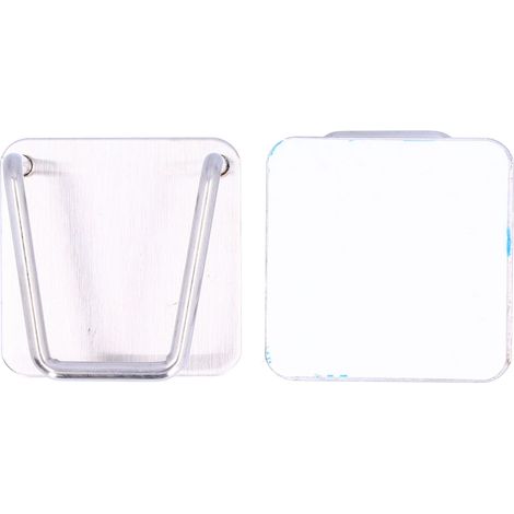 Lot de 2 porte-éponges en acier inoxydable 304, antirouille et étanche, couleur argent, pour évier de cuisine (1/5)