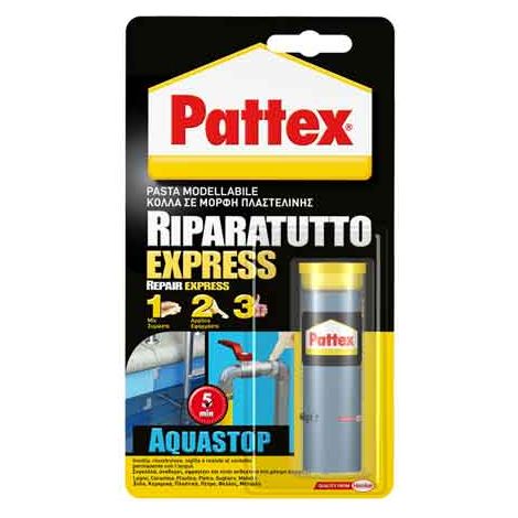 ADESIVO EPOSSIDICO 'RIPARATUTTO EXPRESS ACQUASTOP' PATTEX 48