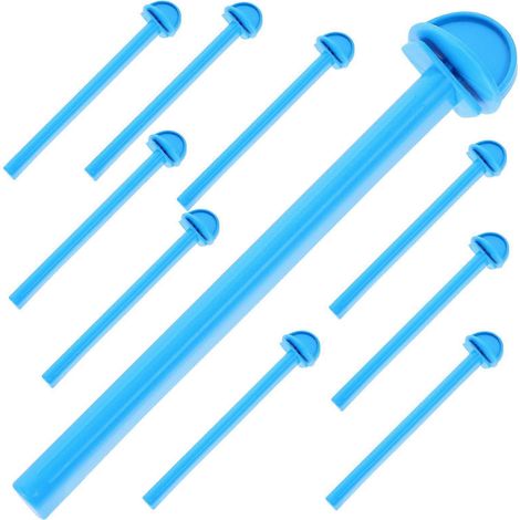 Lot de 10 perchoirs pour perroquets, supports en plastique, accessoires pour cage à oiseaux, vert