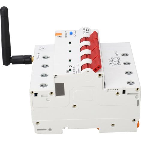 Disjoncteur WiFi 4P avec protection contre les fuites de courant, télécommande, compteur électrique 400 V CA, 50/60 Hz, 63 A (1/5)