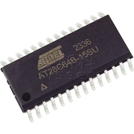 Electronic components AT28C64B-15SU AT86RF212B-ZU (5 units of each)