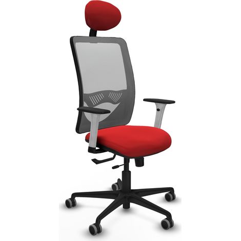 Silla de oficina piqueras y crespo Zulema blanco espuma 25 kg m3 (1/2)