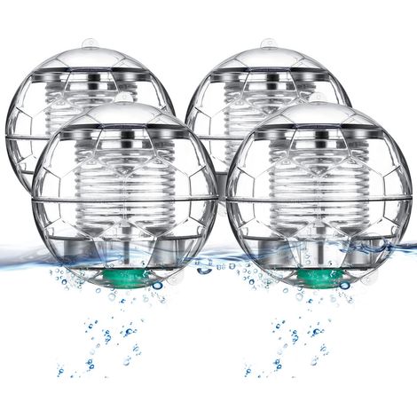 Lampe de piscine flottante solaire avec changement de couleur étanche pour piscine de jardin ABS, 4 pièces (1/5)
